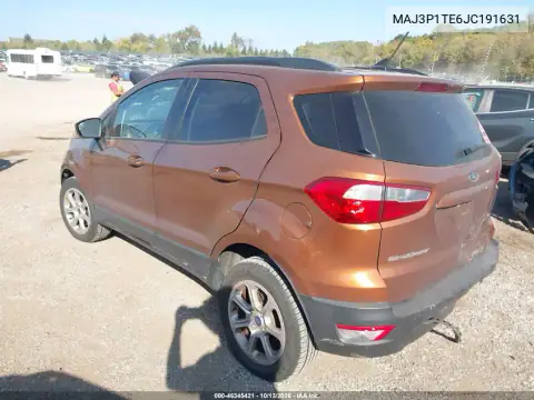 MAJ3P1TE6JC191631 — 2018 Ford Ecosport, фото 4 с аукциона IAAI, Задняя часть