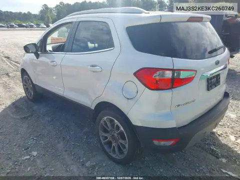 2019 Ford Ecosport Titanium VIN MAJ3S2KE3KC260749 фото 4