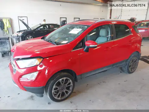 2020 Ford Ecosport Titanium VIN MAJ6S3KLXLC367574 фото 2
