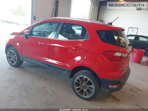 2020 Ford Ecosport Titanium VIN MAJ6S3KLXLC367574 фото 3