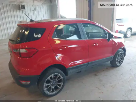 2020 Ford Ecosport Titanium VIN MAJ6S3KLXLC367574 фото 4