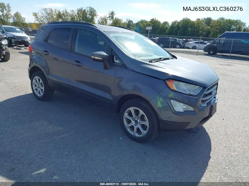 2020 Ford Ecosport Se VIN MAJ6S3GLXLC360276 фото 2