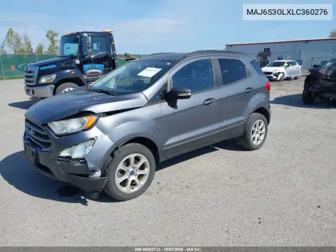 2020 Ford Ecosport Se VIN MAJ6S3GLXLC360276 фото 3