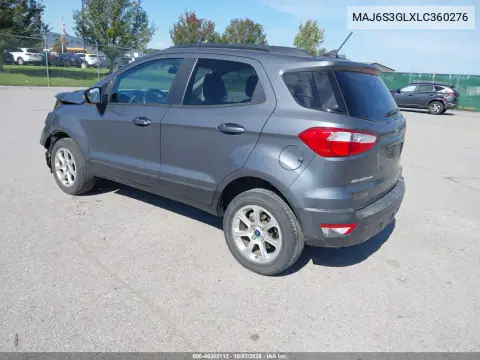 2020 Ford Ecosport Se VIN MAJ6S3GLXLC360276 фото 4