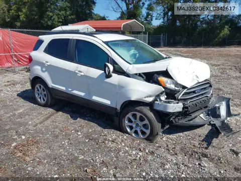 MAJ3S2GEXLC342617 — 2020 Ford Ecosport, Повреждения со всех сторон, фото до ремонта