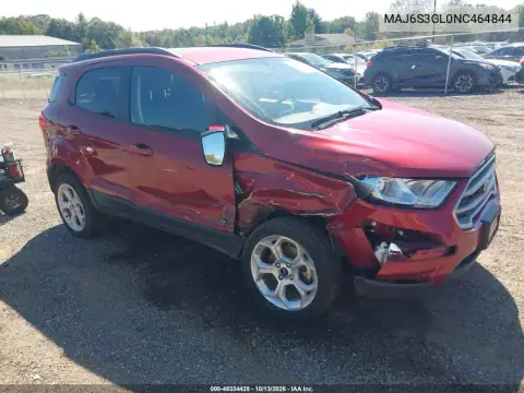 MAJ6S3GL0NC464844 — 2022 Ford Ecosport, Правая сторона, фото до ремонта