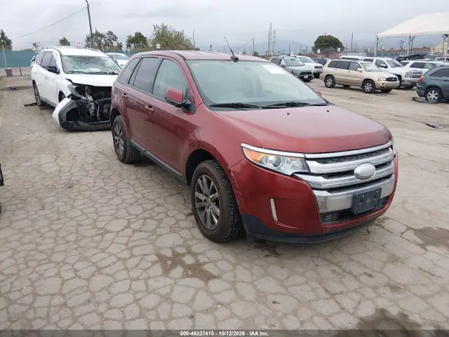 2FMDK3JC8EBA64956 — 2014 Ford EDGE SEL, Передняя часть (Front End), фото до ремонта