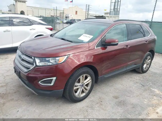2015 Ford EDGE SEL VIN 2FMTK3J89FBC06952 фото 2