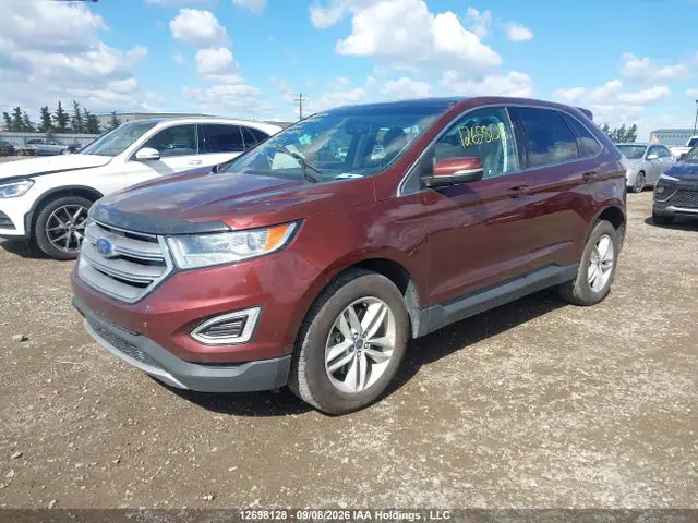 2016 Ford EDGE SEL VIN 2FMPK4J95GBC14872 фото 2