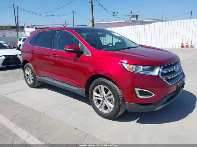 2FMPK3J95GBB73105 — 2016 Ford EDGE SEL, Задняя часть (Rear), фото до ремонта