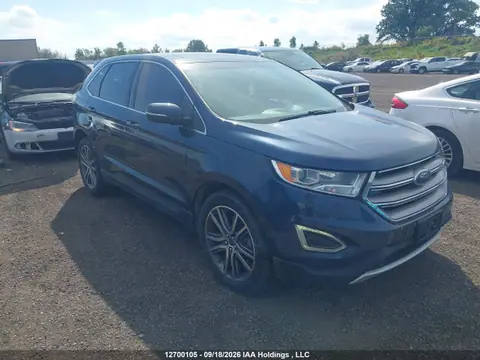 2FMPK4J96HBB92088 — 2017 Ford EDGE SEL, Передняя часть (Front), фото до ремонта