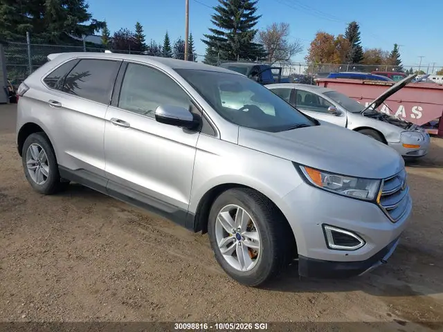 2FMPK4J8XHBC33720 Ford EDGE SEL 2017 — повреждение Левый бок, фото до ремонта