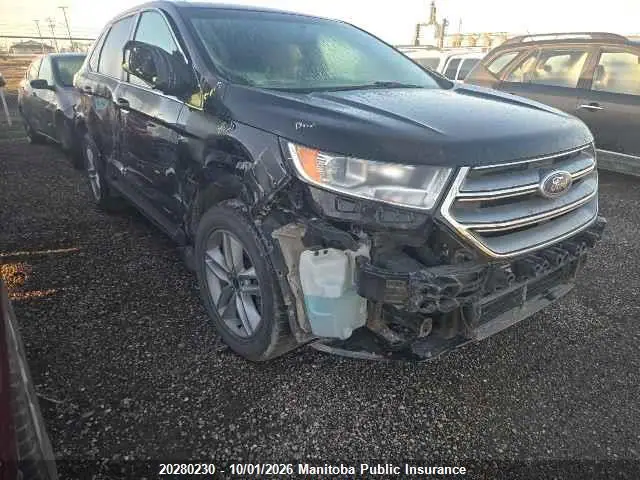 2FMPK4J92JBB18155 — 2018 Ford EDGE SEL, Передняя часть (Front), фото до ремонта