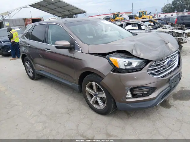 2FMPK3J96KBB69847 — 2019 Ford EDGE SEL, Передняя часть (Front & Rear), фото до ремонта