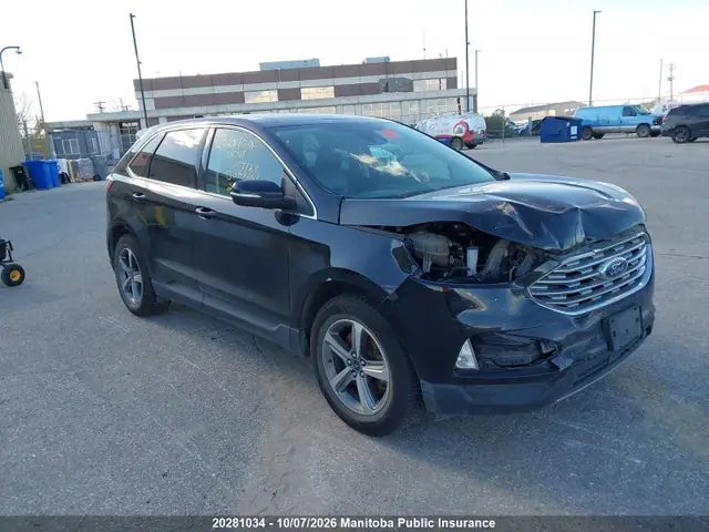 2FMPK4J96LBB48603 — 2020 Ford EDGE SEL, Передняя часть (Front), фото до ремонта