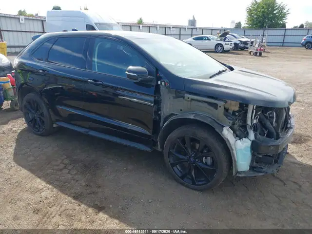 2FMPK4APXJBB46218 — 2018 Ford EDGE Sport, Передняя часть (Front End), фото до ремонта