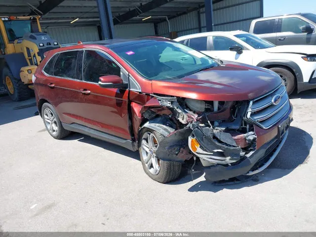 2015 Ford Edge Titanium VIN 2FMTK4K81FBB00869 фото 1