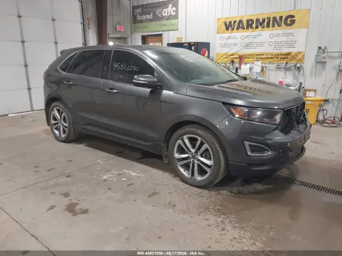 2FMTK4K98FBB45381 — 2015 Ford Edge Titanium, Передняя часть (Front End), фото до ремонта