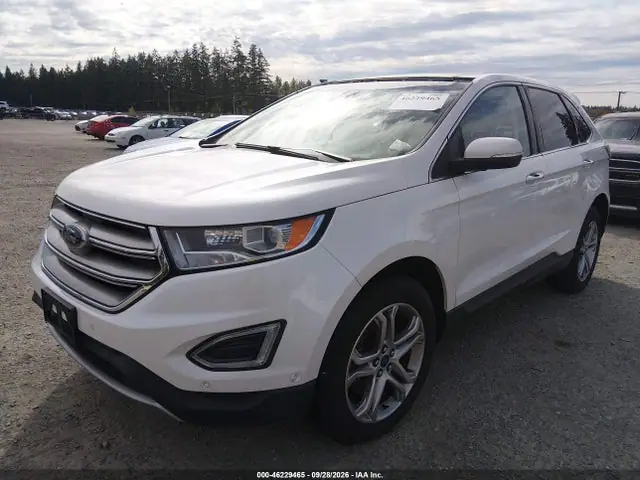 2FMPK4K89FBB06470 — 2015 Ford Edge Titanium, фото 2 с аукциона IAAI 14.10.2026, Естественный износ