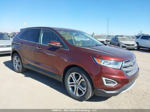 2FMPK4K95GBB40299 — 2016 Ford Edge Titanium, Град (Hail), фото до ремонта