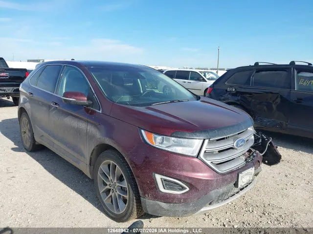 2017 Ford Edge Titanium VIN 2FMPK4K84HBB84738 фото 1