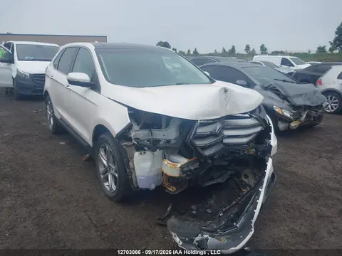 2FMPK4K98HBC56212 — 2017 Ford Edge Titanium, Передняя часть (Front), фото до ремонта