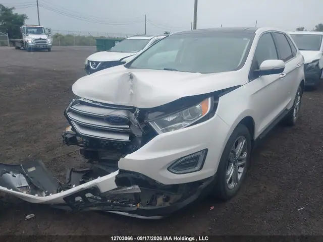 2017 Ford Edge Titanium VIN 2FMPK4K98HBC56212 фото 2