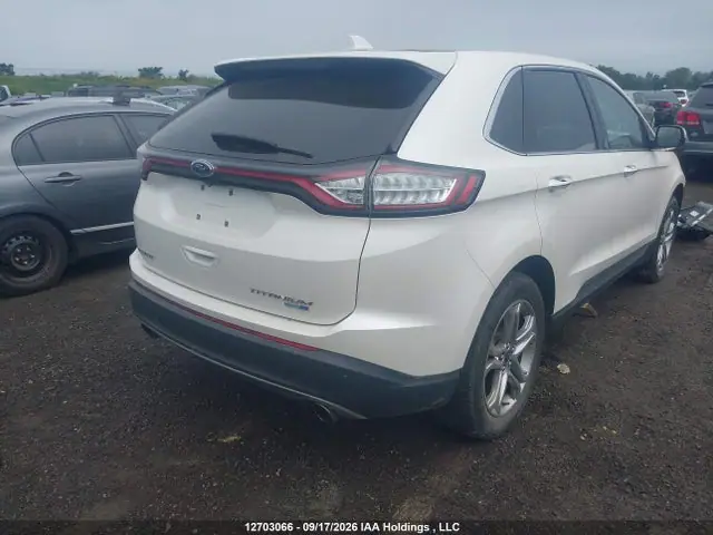 2017 Ford Edge Titanium VIN 2FMPK4K98HBC56212 фото 4