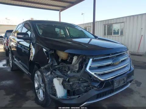 2FMPK3K99HBB97567 — 2017 Ford Edge Titanium, Передняя часть справа (Right Front), фото до ремонта