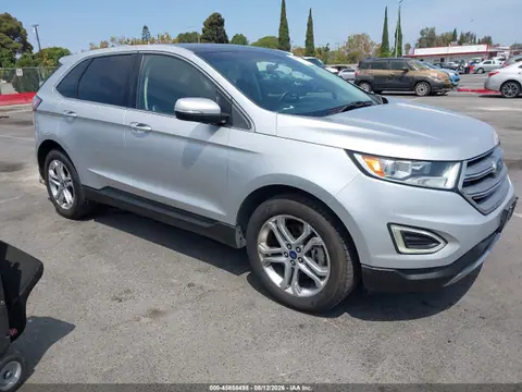 2FMPK4K98JBB42765 — 2018 Ford Edge Titanium, Задняя часть (Rear), фото до ремонта