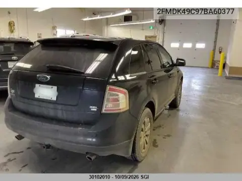 2007 Ford Edge Sel Plus VIN 2FMDK49C97BA60377 фото 4