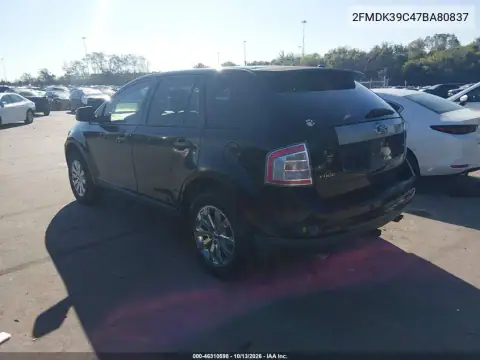 2FMDK39C47BA80837 — 2007 Ford EDGE, фото 4 с аукциона IAAI, Левый бок