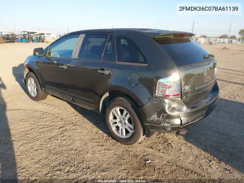 2007 Ford Edge Se VIN 2FMDK36C07BA61139 фото 3