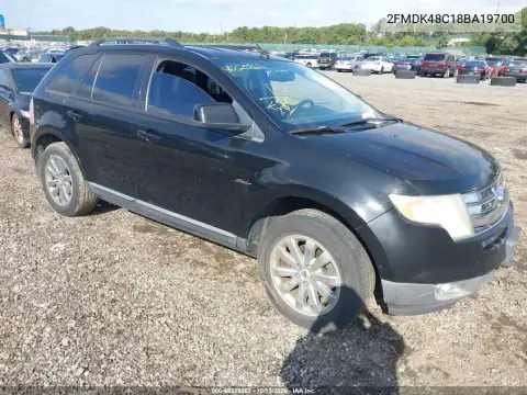 2FMDK48C18BA19700 — 2008 Ford EDGE, Естественный износ, фото до ремонта