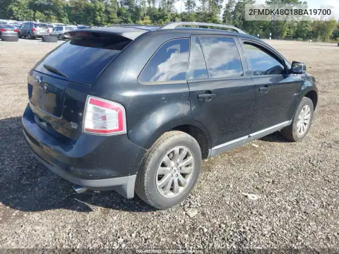 2008 Ford Edge Sel VIN 2FMDK48C18BA19700 фото 5