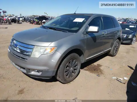 2FMDK49C48BB19191 — 2008 Ford EDGE, фото 2 с аукциона IAAI, Возвращение во владение