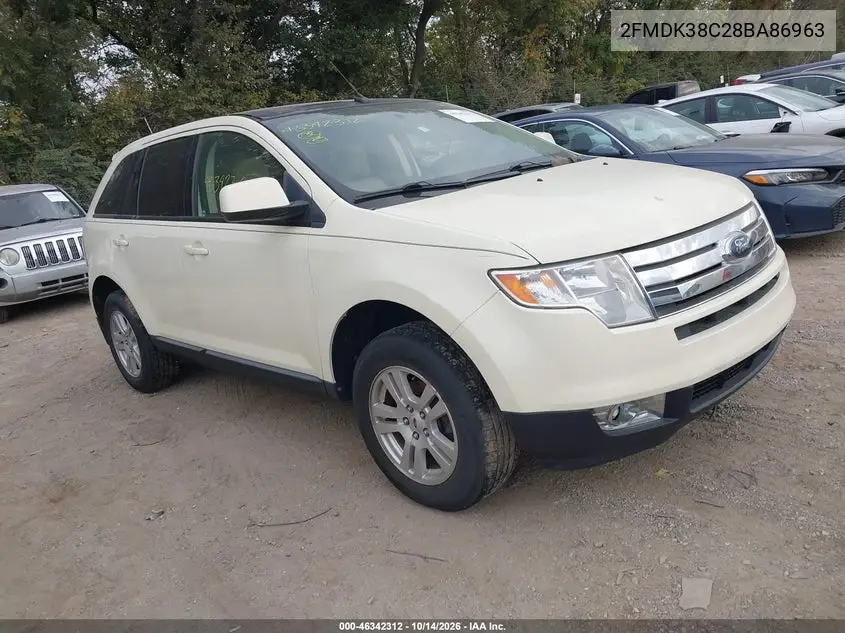 2FMDK38C28BA86963 — 2008 Ford EDGE, фото 2 с аукциона IAAI, Естественный износ