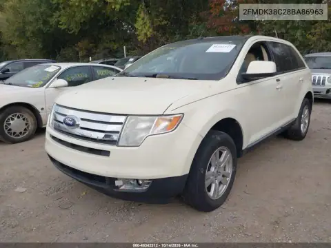 2FMDK38C28BA86963 — 2008 Ford EDGE, фото 3 с аукциона IAAI, Естественный износ