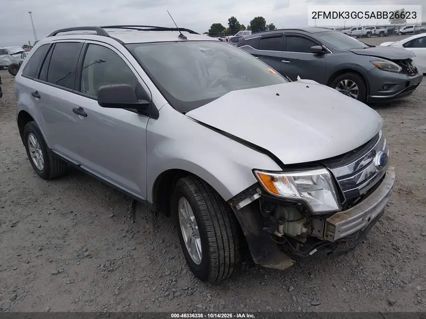 2FMDK3GC5ABB26623 Ford EDGE 2010 — повреждение Передняя часть, фото до ремонта