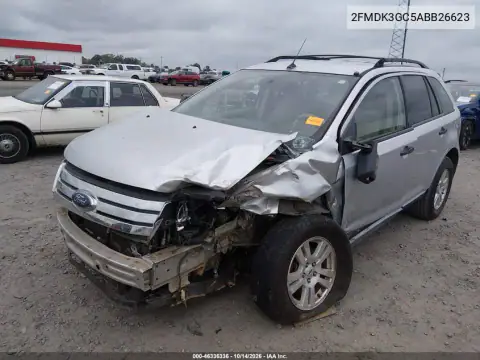 2FMDK3GC5ABB26623 — 2010 Ford EDGE, фото 2 с аукциона IAAI, Передняя часть