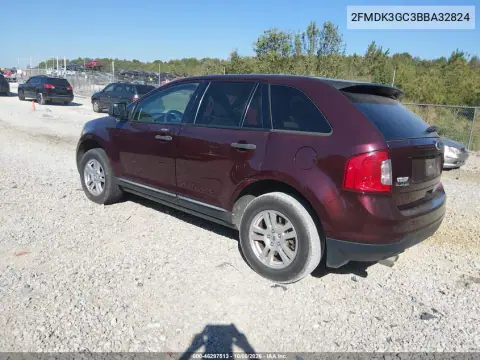 2011 Ford Edge Se VIN 2FMDK3GC3BBA32824 фото 4