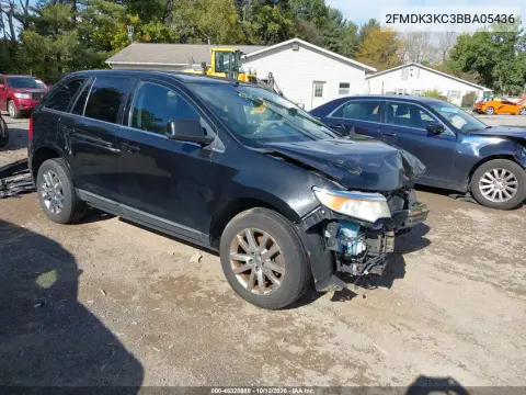 2FMDK3KC3BBA05436 — 2011 Ford EDGE, Передняя часть, фото до ремонта