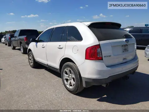 2012 Ford Edge Sel VIN 2FMDK3JC0CBA90660 фото 4