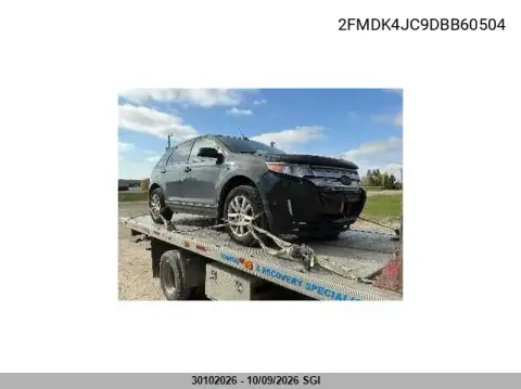 2FMDK4JC9DBB60504 — 2013 Ford EDGE, Передняя часть, фото до ремонта