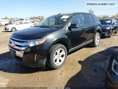 2013 Ford Edge Sel VIN 2FMDK3JC4DBC11627 фото 3