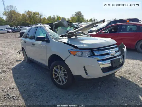 2FMDK3GC3DBB43179 — 2013 Ford EDGE, Переворот, фото до ремонта