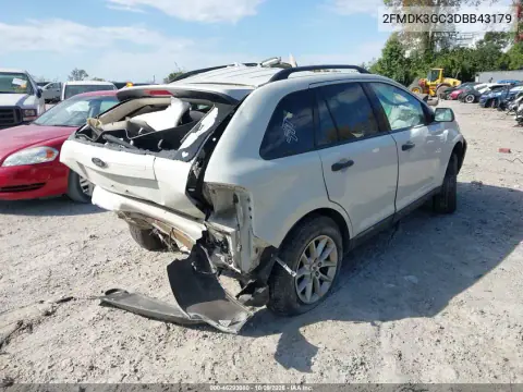 2013 Ford Edge Se VIN 2FMDK3GC3DBB43179 фото 4