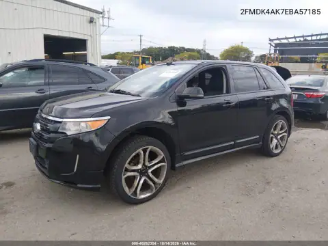 2FMDK4AK7EBA57185 — 2014 Ford EDGE, фото 3 с аукциона IAAI, Правый бок