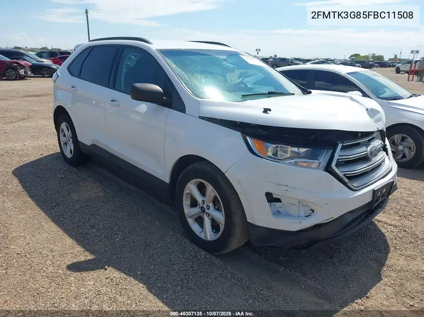 2015 Ford Edge Se VIN 2FMTK3G85FBC11508 фото 2