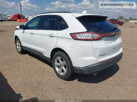 2015 Ford Edge Se VIN 2FMTK3G85FBC11508 фото 4